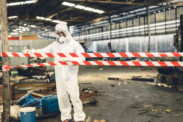 Professional Crime Scene Cleanup technician working in Mount Vernon, MO